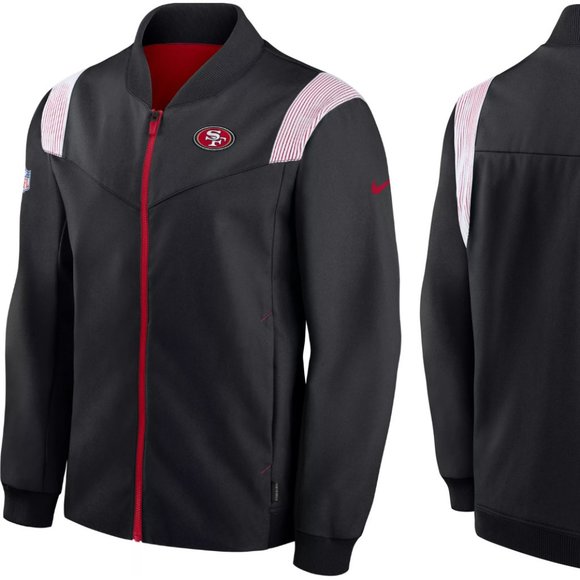 Nike San Francisco 49ers Sideline Coaches Full-Zip Bomber jacket - MEN XL - Picture 1 of 1